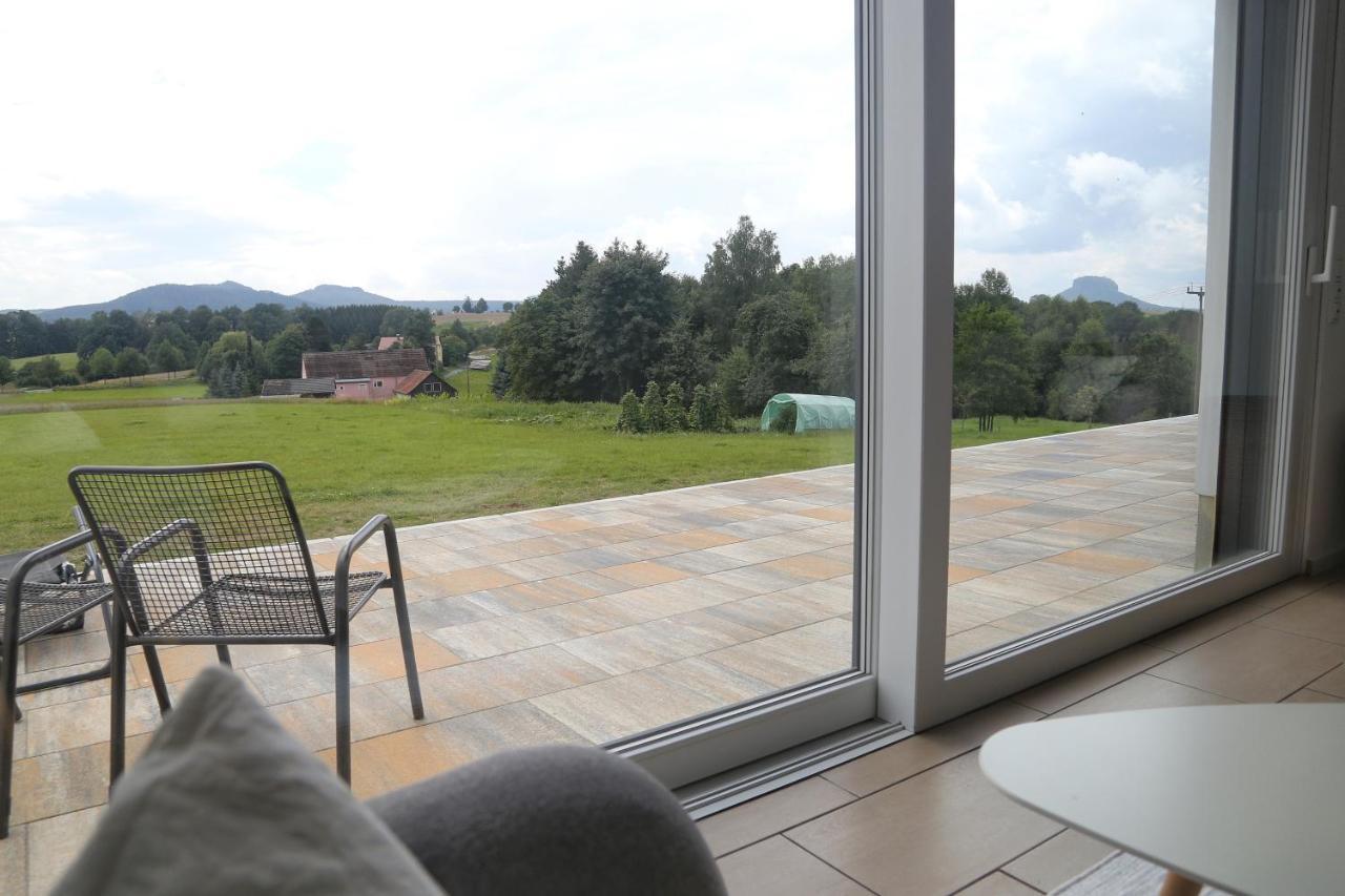 Auszeit Mit Weitblick In Der Saechsischen Schweiz - Kleiner Bauernhof Mit Tieren Und Wallbox Rathmannsdorf Bagian luar foto