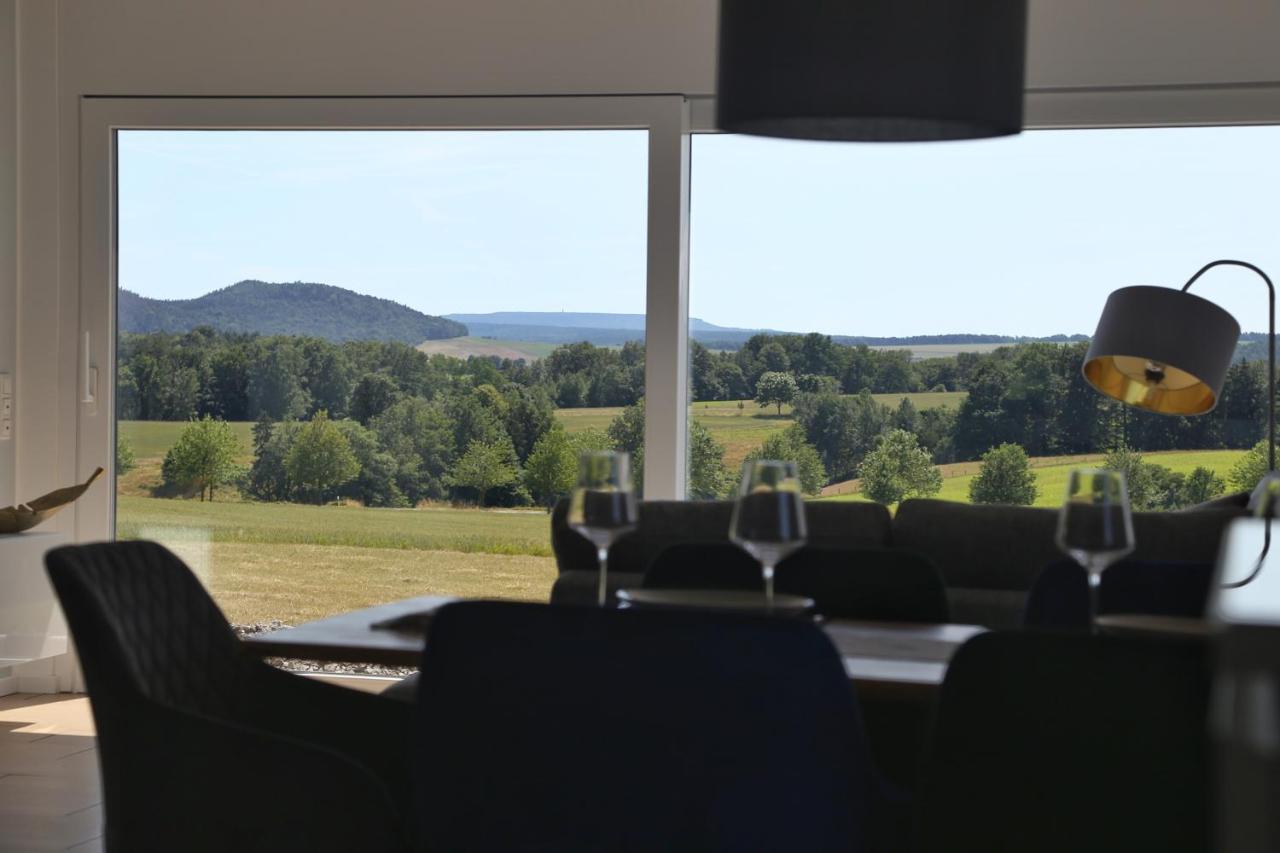 Auszeit Mit Weitblick In Der Saechsischen Schweiz - Kleiner Bauernhof Mit Tieren Und Wallbox Rathmannsdorf Bagian luar foto